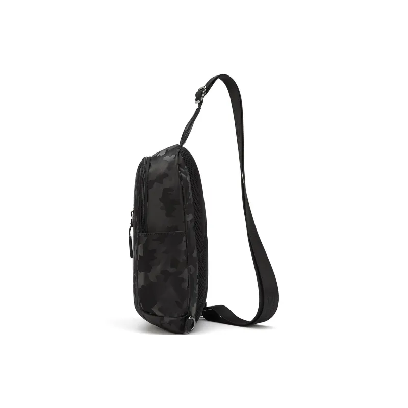 SEPTWOLVES Fabric Sling Bag Men's Camouflage Black-2