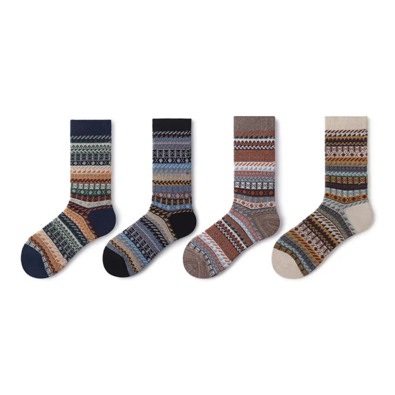 Primeet Mid Calf Socks Men's 5 Pack-21