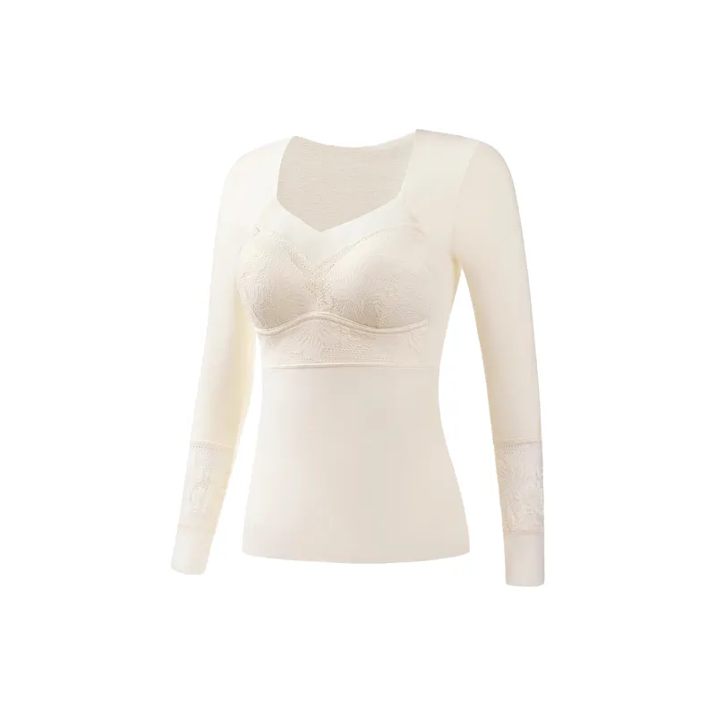 ROMANTIC·SPRING Thermal Tops Women's-3