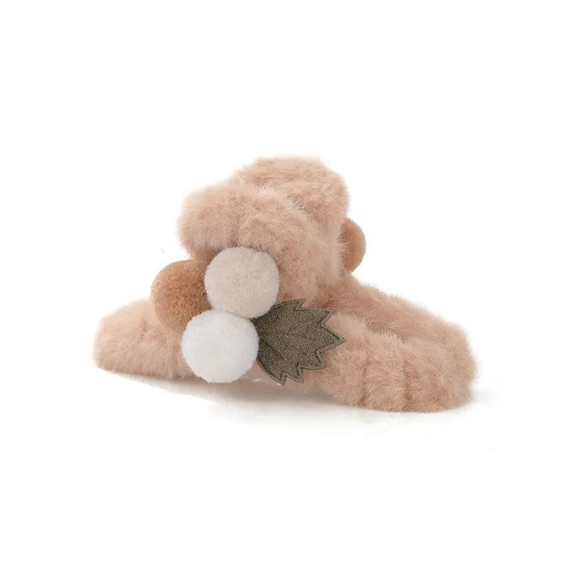 Like A Dream Acrylic Plush Hair Clips Women's-5