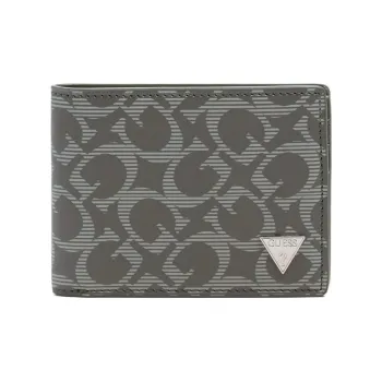GUESS Artificial Leather Wallet Regular Men's Olive Green