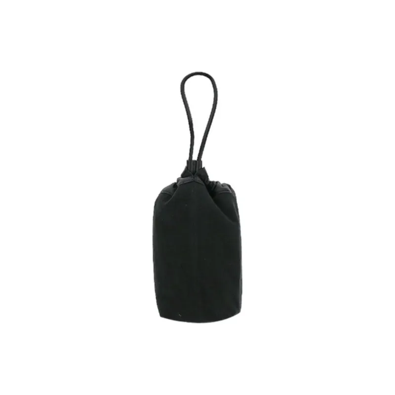 JIL SANDER Linen Canvas Canvas Bag Clutches Women's Black-2