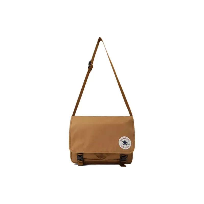 Converse Polyester Messenger Bag Shoulder Bag Crossbody Bag Regular Unisex Brown-2