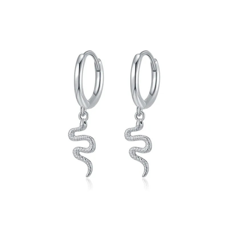 AITAO 999 Fine Silver Sterling Silver Drop Earrings Unisex-0