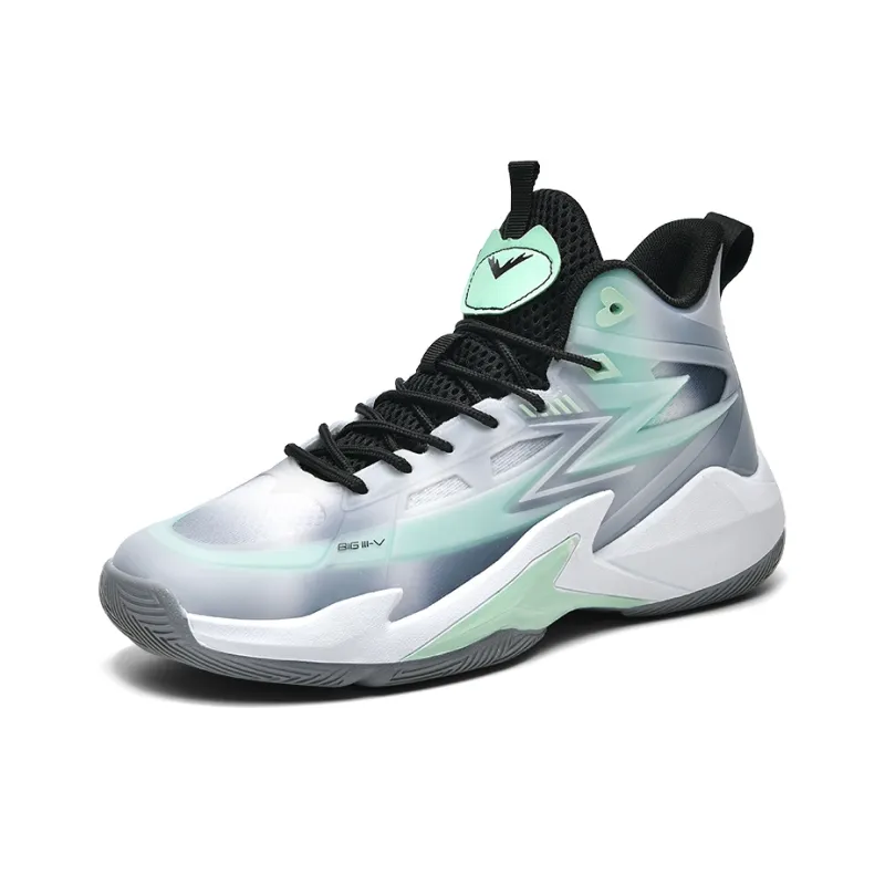 MUSNODO Shock Absorbers With Slip Resistant And Abrasion Resistant Properties High Top Basketball Shoes Unisex-1