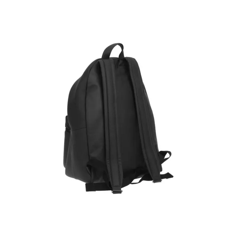 Bottega Veneta Leather Black Backpack Black-2