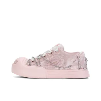 Ouder Smiler Open-Ended Smile Collection Pink Butterfly Dream Low-Top Skateboard Shoes Women's Swallowtail Butterfly