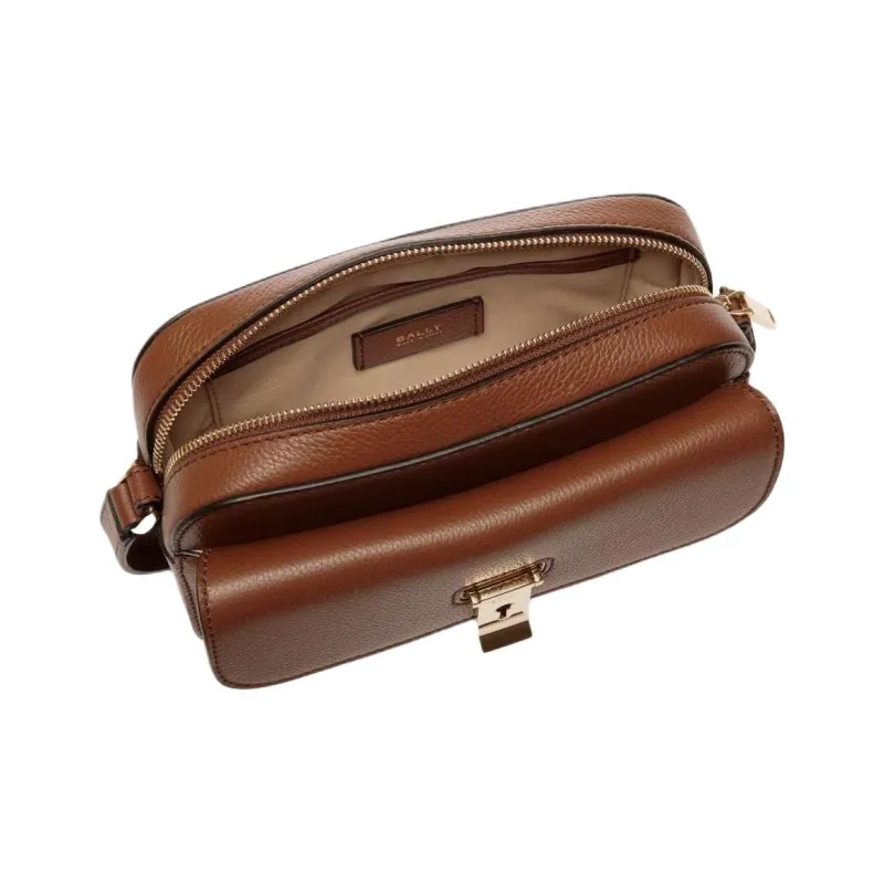 BALLY Small Lock Me Cross Body Bag-3