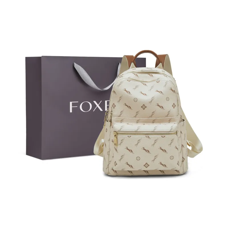 FOXER Synthetic Leather Backpack Medium Size Women's Multicolor-1