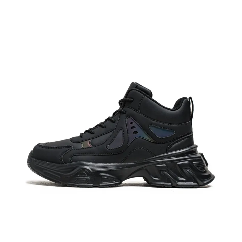 JKEM Cushioned Slip-Resistant Abrasion-Resistant High-Top Chunky Sneakers Men's-5