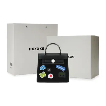 HXXXXS Cow Leather Handbags Crossbody Bags Small Size Women's Black