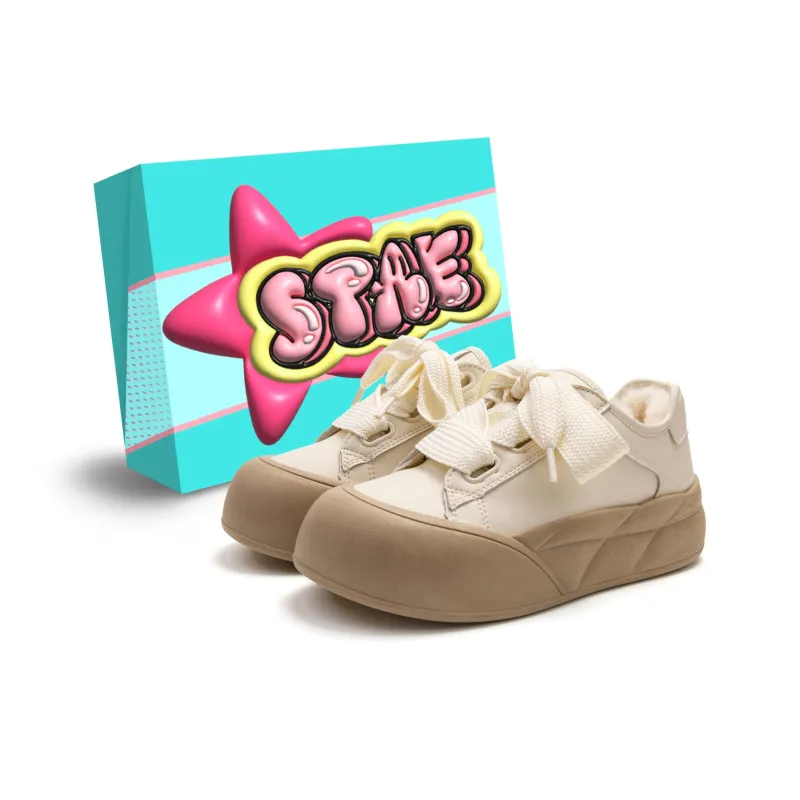 STAE Warm Anti-Slip And Wear-Resistant Low-Top Skateboard Shoes Women's-0