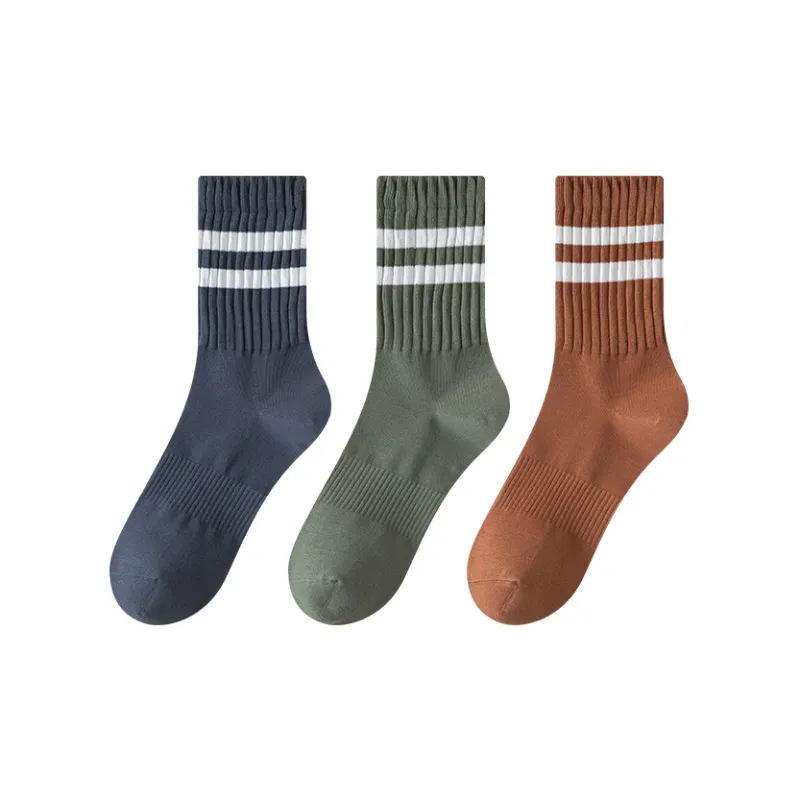 AOKANG Mid Calf Socks Men's 3 Pack-24