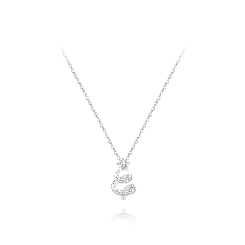 BLANK IN BLANK Zircon Necklaces Women's Bestie Couple Birthday Gift Girl-0