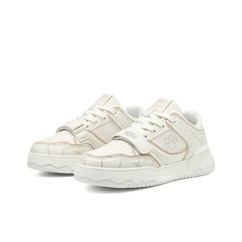 TALKING TOM Skateboard Shoes Unisex Low Top Pearl Beige-5