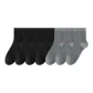 4 Black+3 Dark Gray