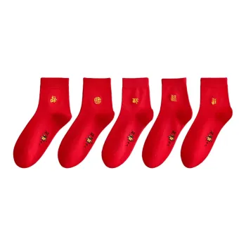 MIIOW Mid Calf Socks Women's 5 Pack