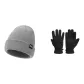 Gray Hood+Black Glove