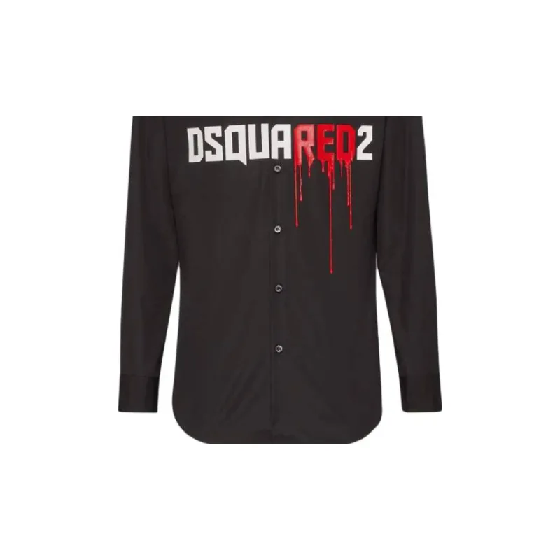 DSQUARED 2 Horror Logo Shirt-5