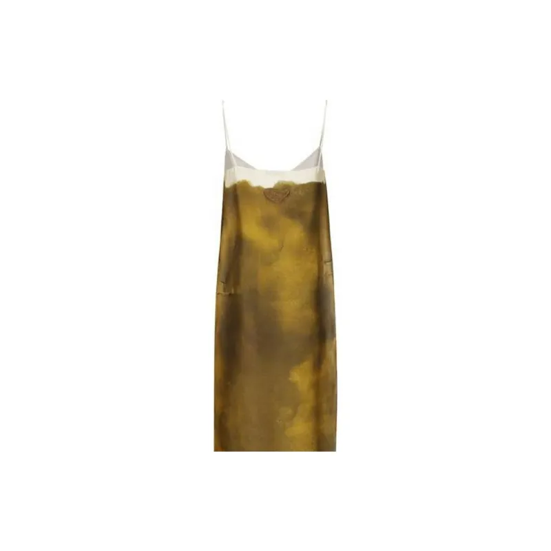 PRADA Slip Dress Women's Yellow-2