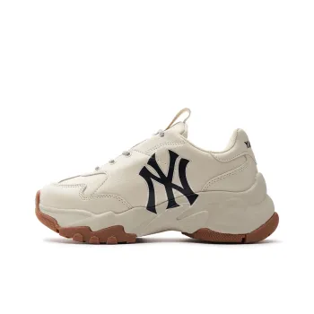 MLB Slip Resistant Low Top Casual Shoes Unisex Cream