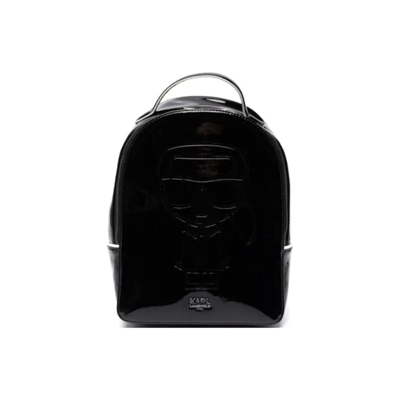 KARL LAGERFELD Polyurethane Backpack Kids' Black-0
