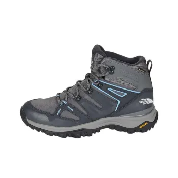 THE NORTH FACE Hedgehog Series Anti Slip Wear Resistant Mid Top Hiking Shoes Women's Gray