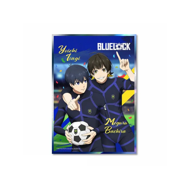 MOUXUYY Blue Lock Flash Silver Laser Multiplayer 15*20CM Anime Artboard Prints-10