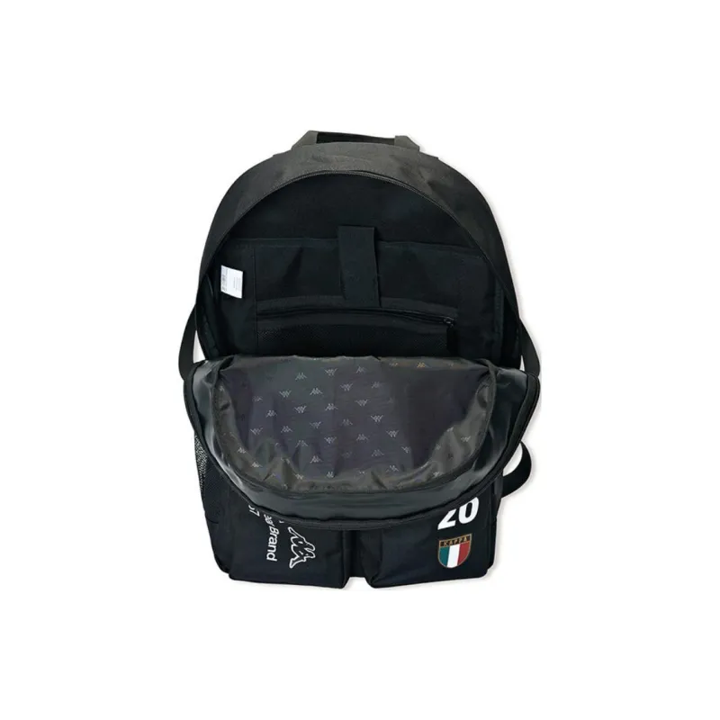 Kappa Polyester Backpack Regular Unisex Black-2