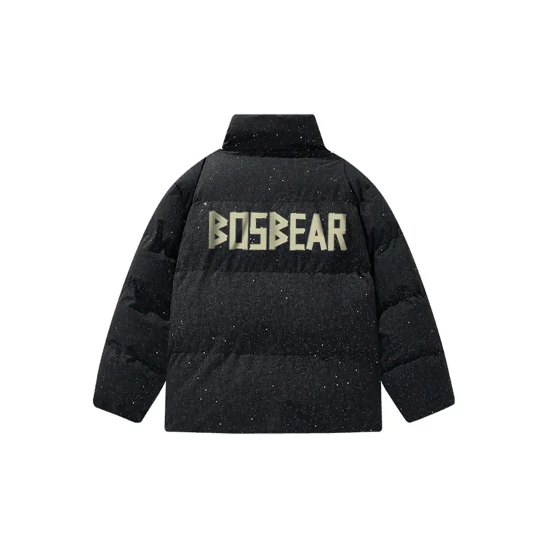 BOS BEAR Puffer Jacket Unisex Black-1