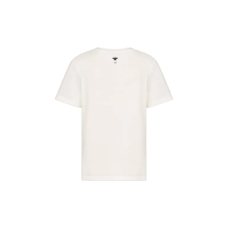DIOR T Shirt Women's White Gold-1