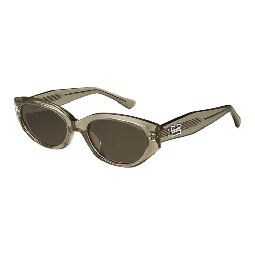 KeiTi Plate Frame Berretto cat Eye Sunglasses Unisex