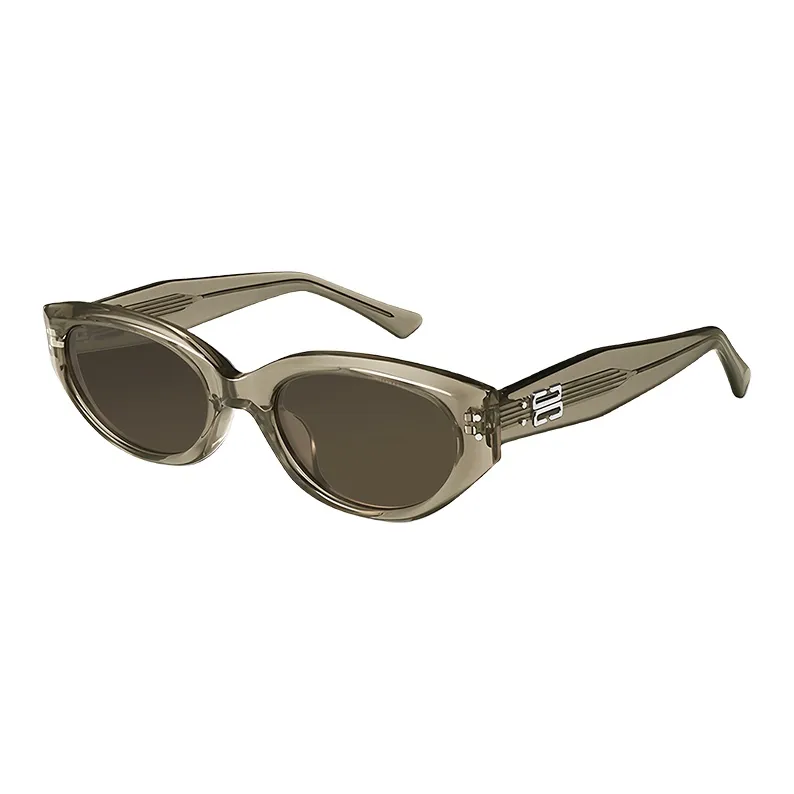 KeiTi Plate Frame Cat Eye Sunglasses Unisex-0