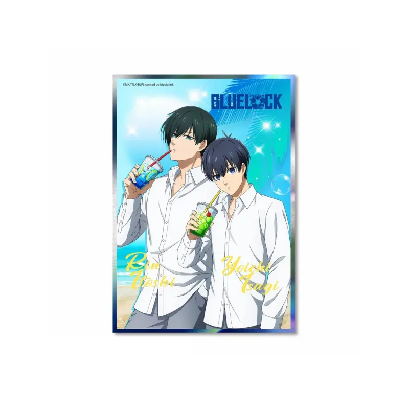 MOUXUYY Blue Lock Flash Silver Laser Multiplayer 15*20CM Anime Artboard Prints-11