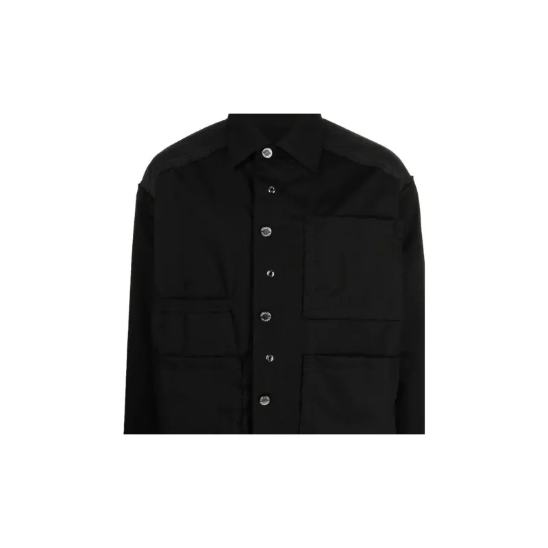 KHRISJOY Eyelet-embellished Military Jacket-4