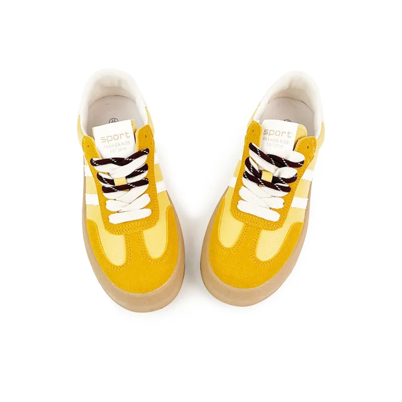 La Chapelle Campus White Sneakers Cushioning Lightweight Low-Top Skateboard Shoes Women's-3