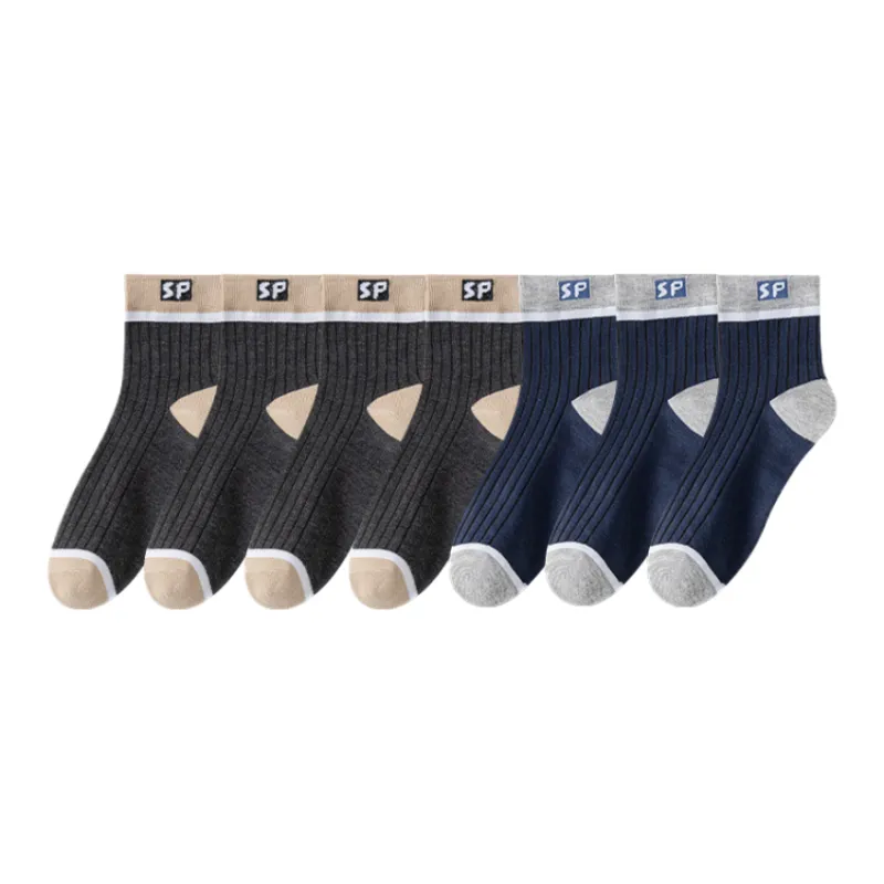 Lan Miao Mid Calf Socks Men's 7 Pack-5