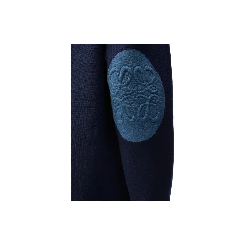 LOEWE SS25 Sweater Men's Marine Blue-4