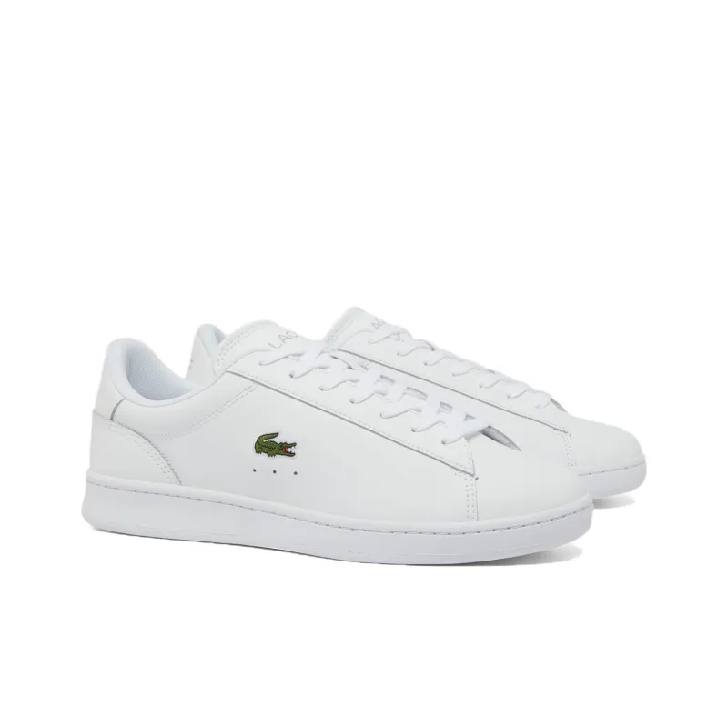 LACOSTE Carnaby Set Slip Resistant Low Top Skateboard Shoes Men's White-1