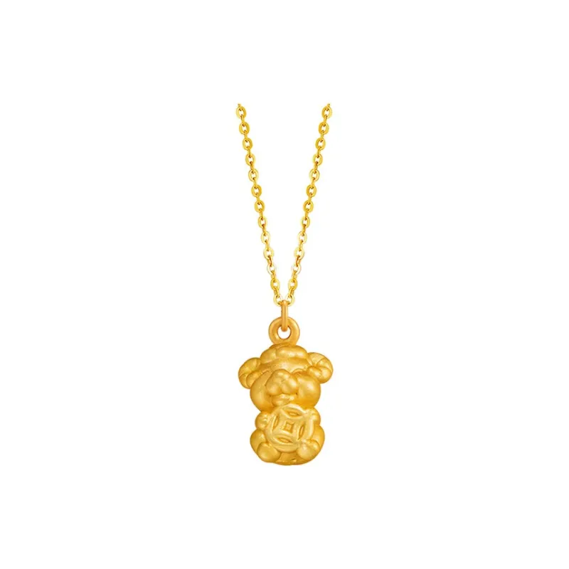 Chongqing Gold Store S925 Silver Necklaces Unisex-11