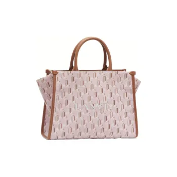 Lanvin Canvas Tote Bag, Shopping Bag, Handbag Women's Pink