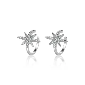 AIDIER 925 Sterling Silver Clip On Earrings Women's
