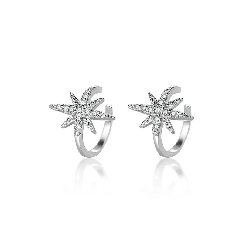 AIDIER 925 Sterling Silver Clip On Earrings Women's-0