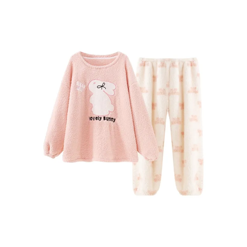O'MESIK Pajama Set Women's Apricot-7
