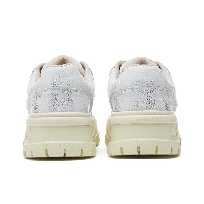 BENZI Skateboard Shoes Women's Low Top White/Beige Polished-3