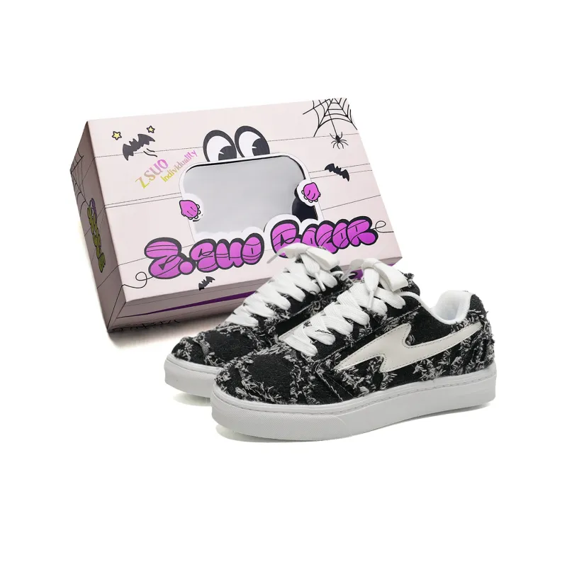Z.SUO Coverage Cushioning Impact Resistance Lightweight Height Increasing Low Top Skateboard Shoes Unisex Box Included-7