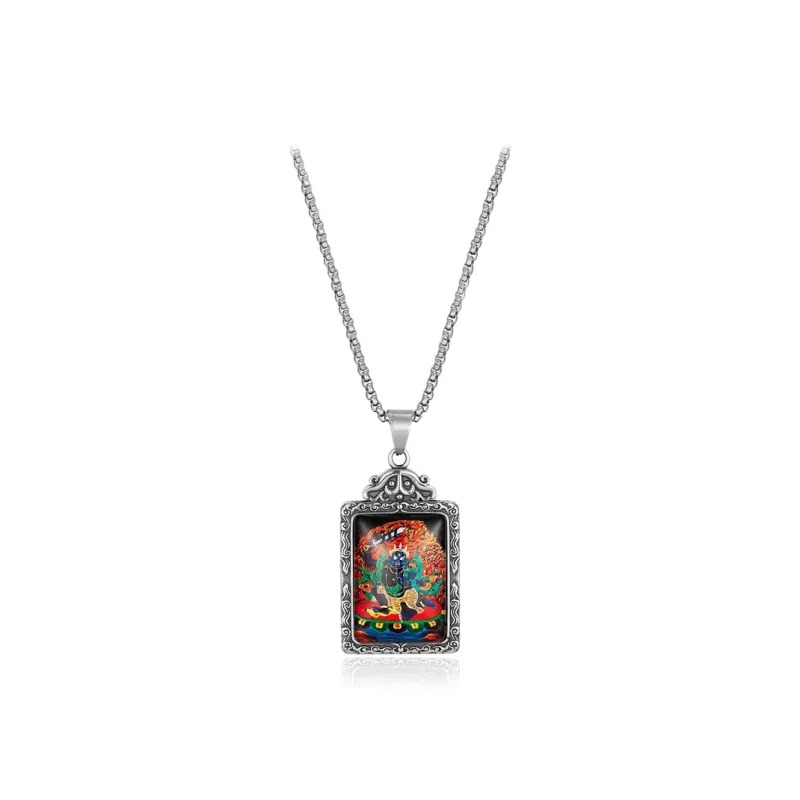 D.K.X Titanium Steel Necklaces Unisex-8