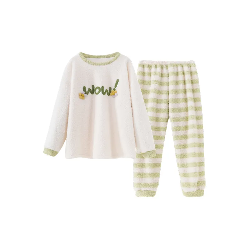O'MESIK Pajama Set Women's Apricot-4