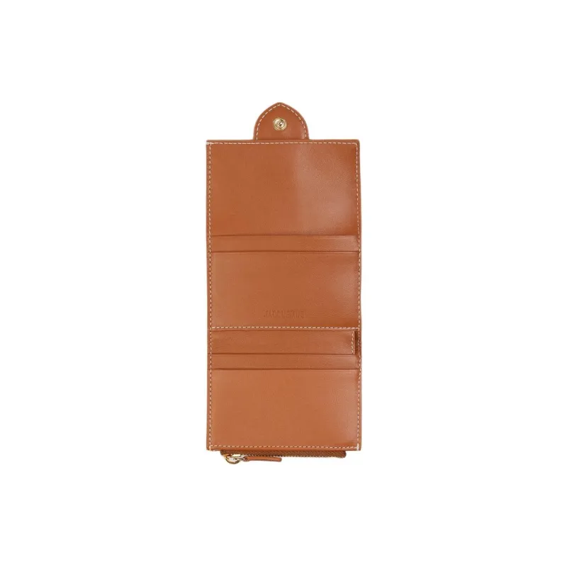 Jacquemus Cow Leather Wallet Kids' Light Umber-2