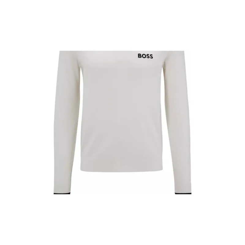 HUGO BOSS Sweaters Men White-5